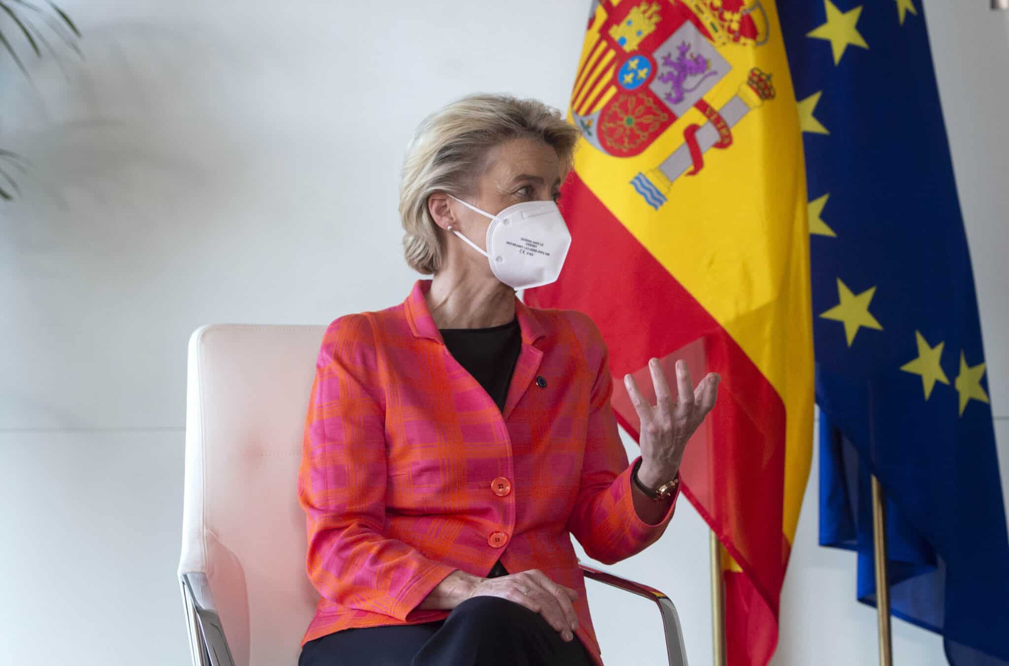 La presidenta de la Comisión Europea, Ursula von der Leyen