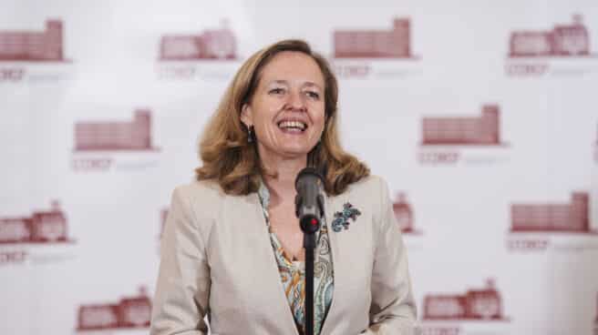 La vicepresidenta segunda del Gobierno y ministra de Asuntos Económicos y Transformación Digital, Nadia Calviño,