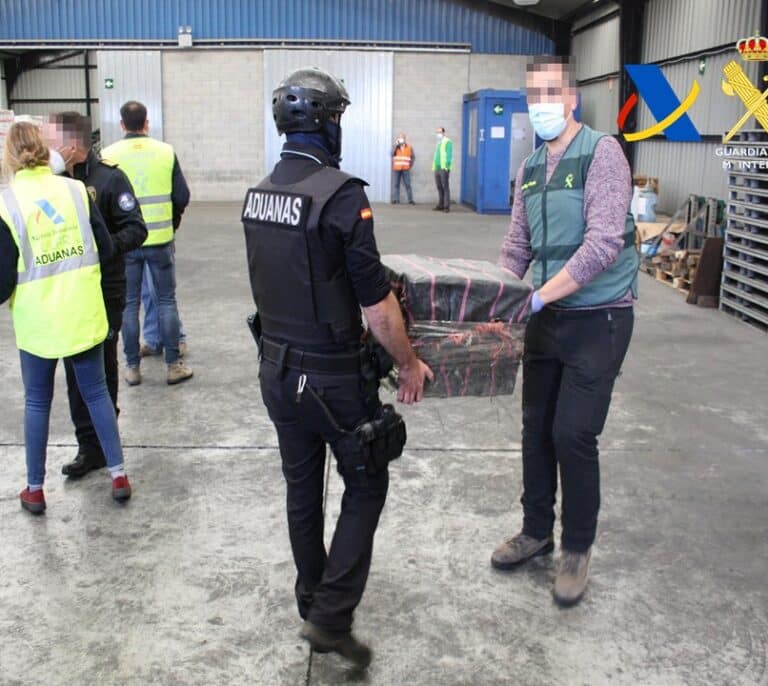 Incautados 1.400 kilos de cocaína en Bilbao: alcanzarían 86 millones en el mercado