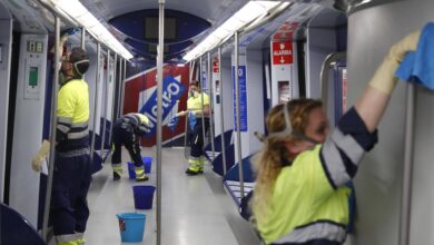 Metro de Madrid da un plus de 10 millones a las contratas de limpieza por el Covid-19