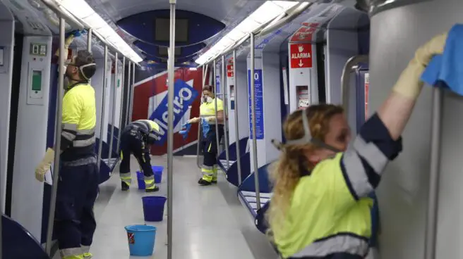 Metro de Madrid da un plus de 10 millones a las contratas de limpieza por el Covid-19