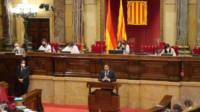 Ignacio Garriga en el Parlament