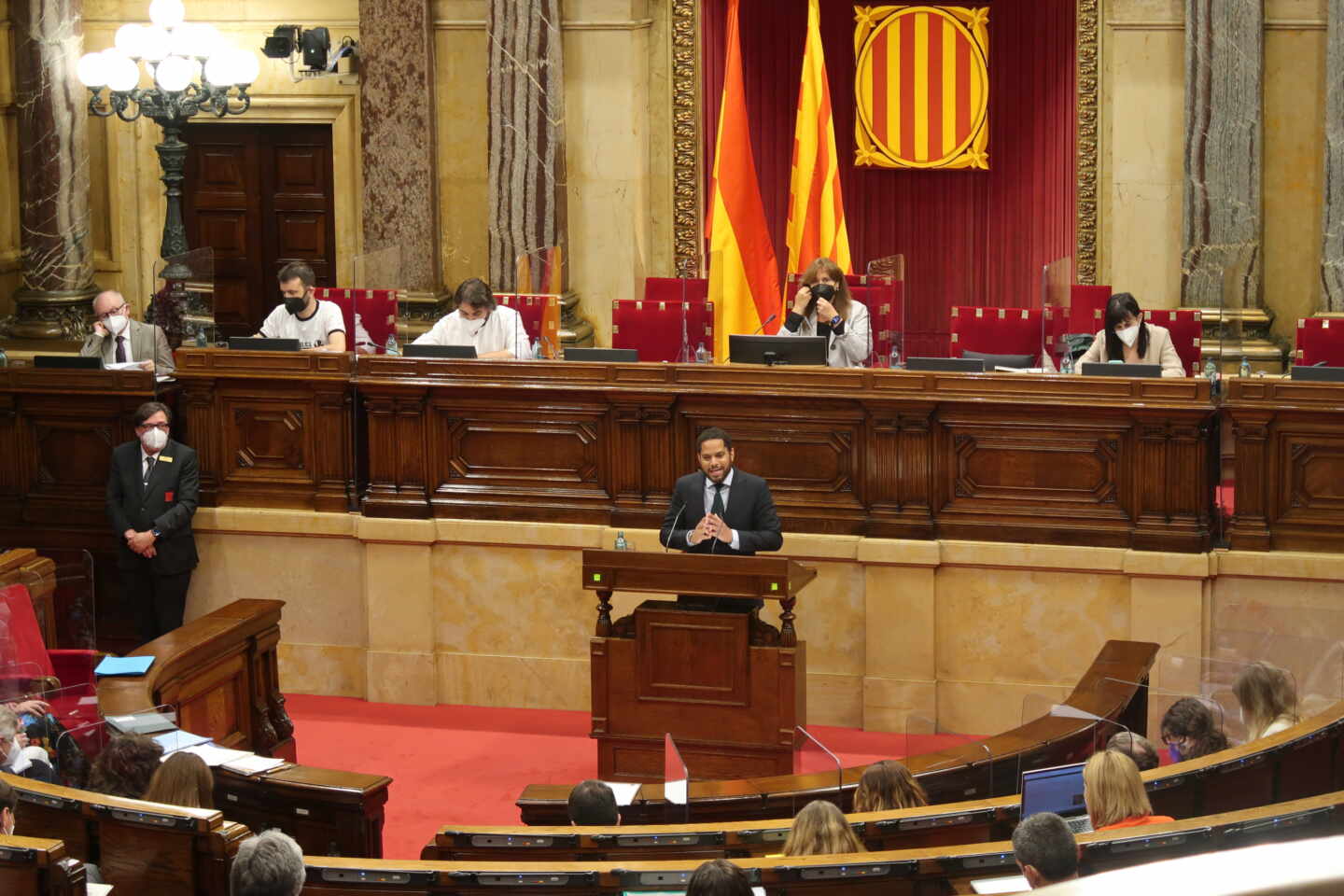 Ignacio Garriga en el Parlament