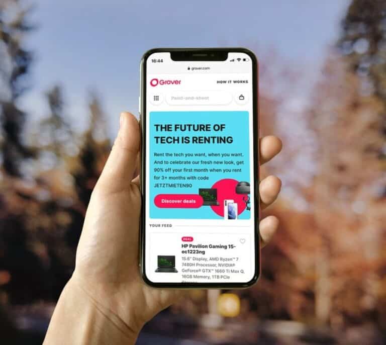 Grover, la plataforma para alquilar móviles y tabletas, llega a España