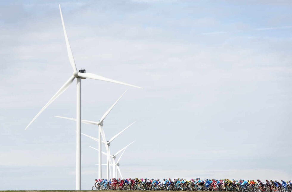 El pelotón durante el Tour de Francia 2020