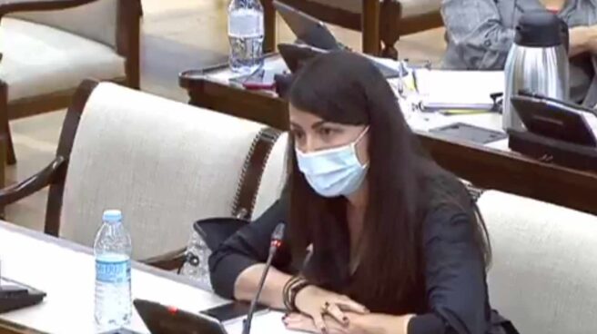 La diputada de Vox en el Congreso, Macarena Olona. La diputada de Vox en el Congreso, Macarena Olona.