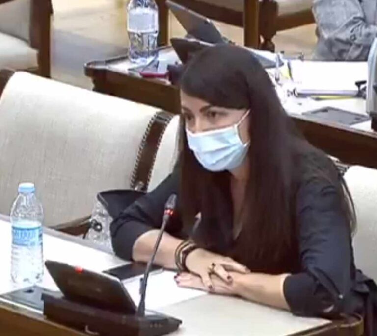 Macarena Olona denuncia haber sido "amenazada" por un diputado del PP en la Comisión Kitchen