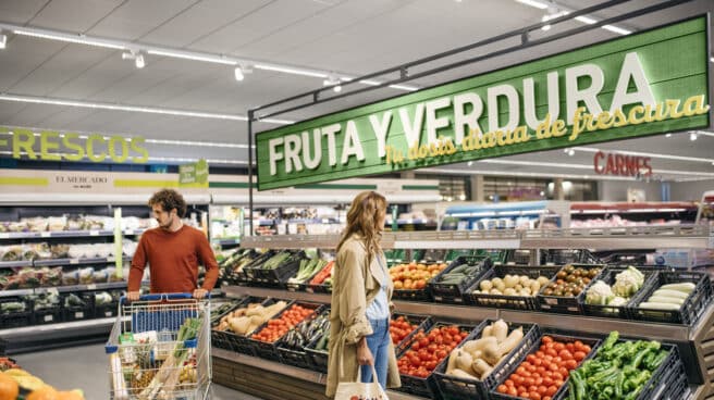Imagen de un supermercado. Imagen de un supermercado.