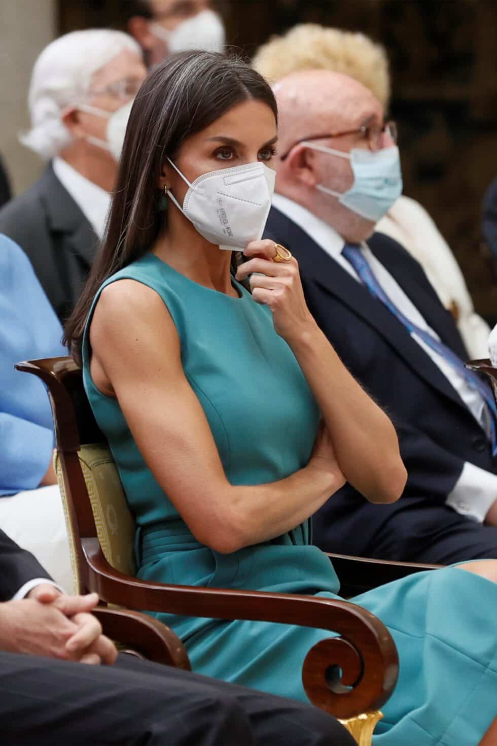 La reina Letizia, en la entrega de los premios de Bellas Artes