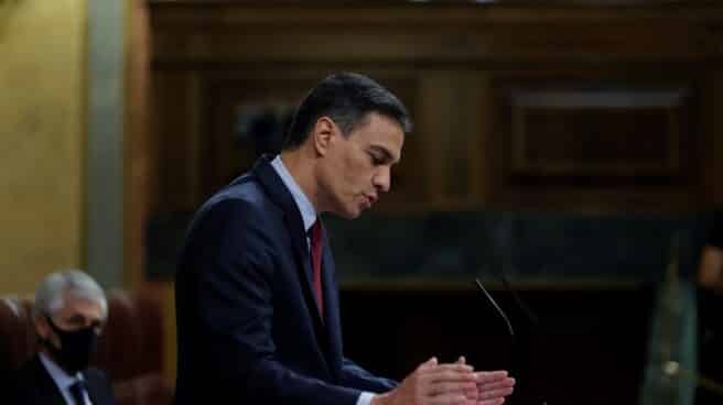 Pedro Sánchez, en el Congreso.