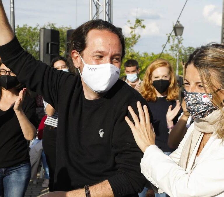 Yolanda Díaz se salta la Asamblea de Podemos por una cumbre en Luxemburgo el lunes