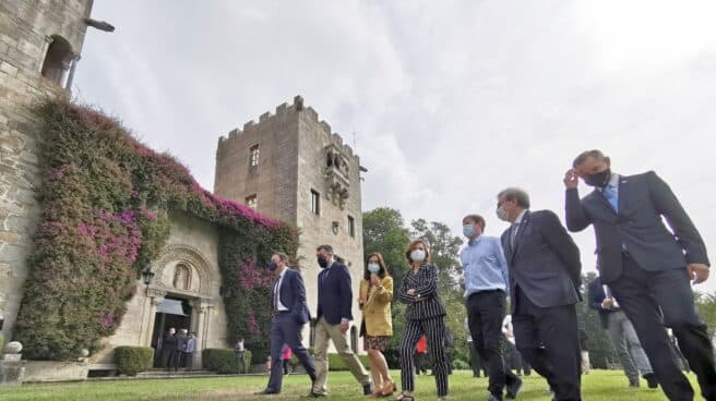La vicepresidenta Calvo preside la apertura institucional de los jardines del Pazo de Meirás