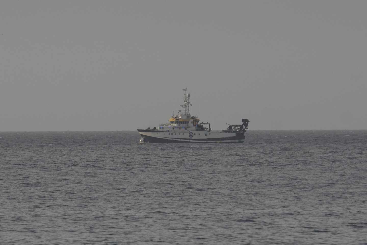 El buque oceanográfico Ángeles Alvariño, en Tenerife.