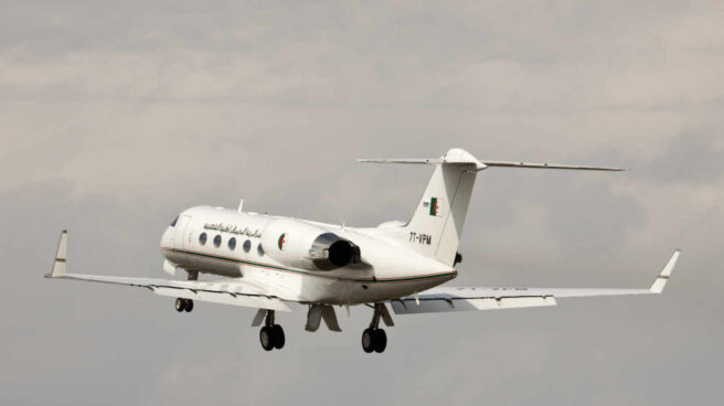 Avión matriculado como 7T-VPM propiedad del gobierno de Argelia.