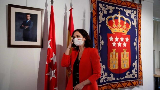 La presidenta de la Comunidad de Madrid en funciones, Isabel Díaz Ayuso.