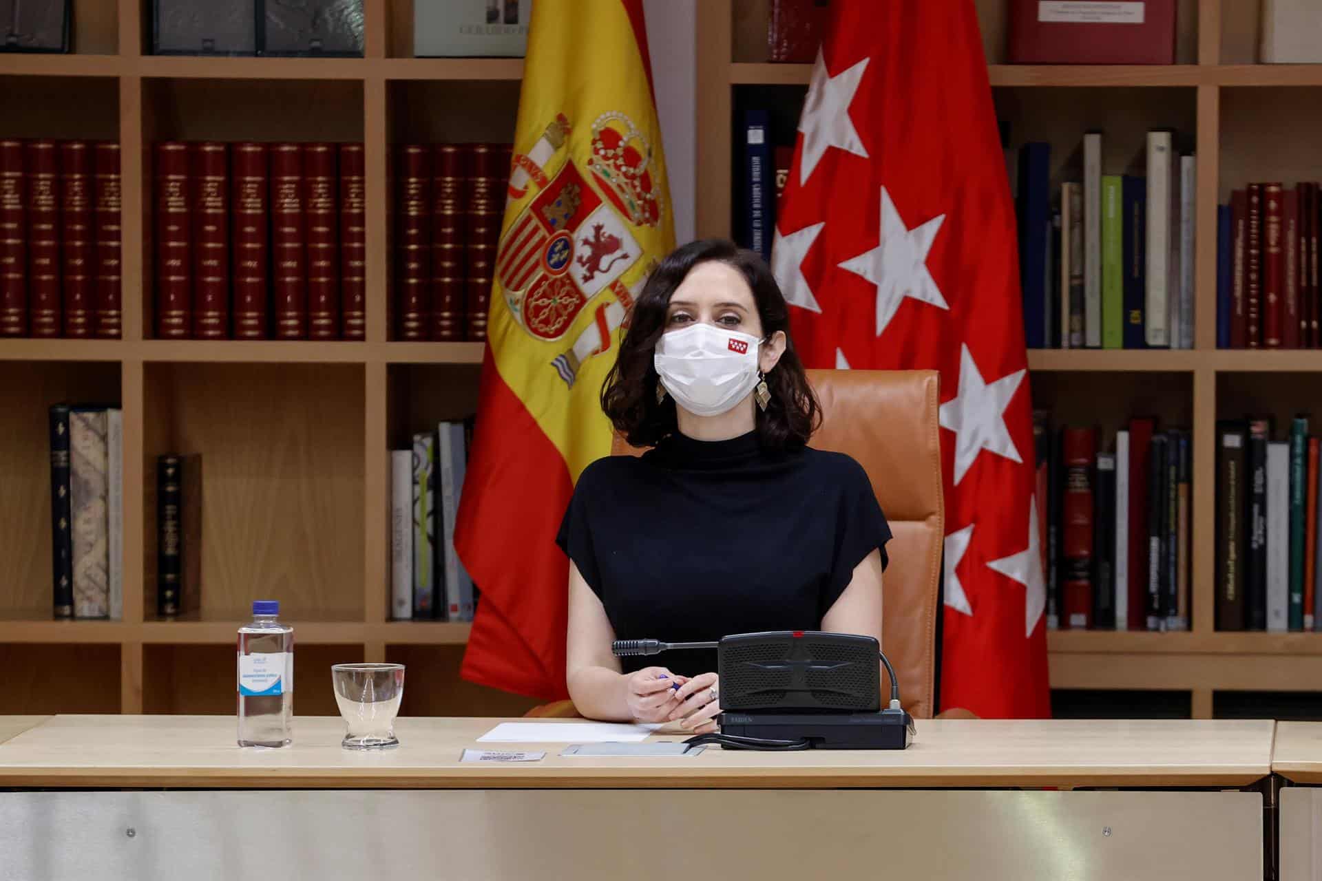 La presidenta de la Comunidad de Madrid, Isabel Díaz Ayuso.