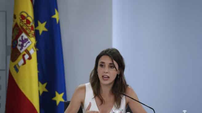 Irene Montero, tras el Consejo de Ministros. Irene Montero, tras el Consejo de Ministros.