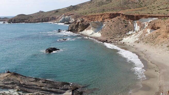 Cala Rajá, en el cabo de Gata.