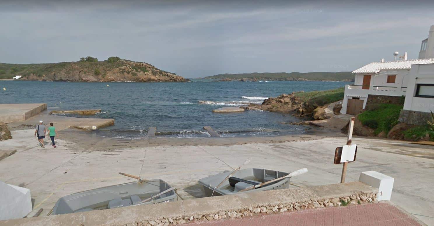 Cala Tap en la localidad de Es Grau, en Menorca.