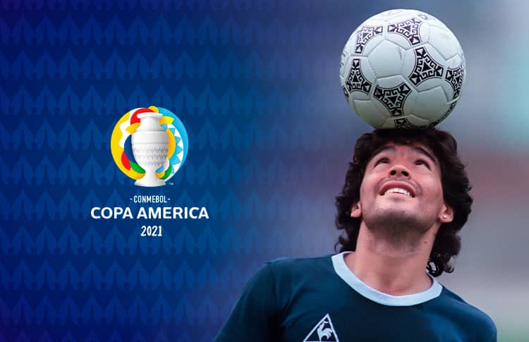 Homenaje a Diego Armando Maradona en la Copa América.