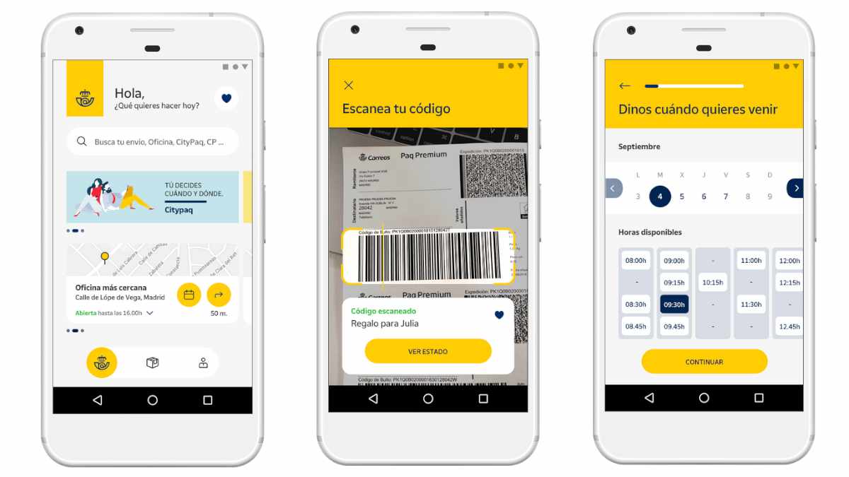 Una app modélica y servicios como la tarjeta Correos Prepago forman parte de la amplia carta de productos digitales de Correos.