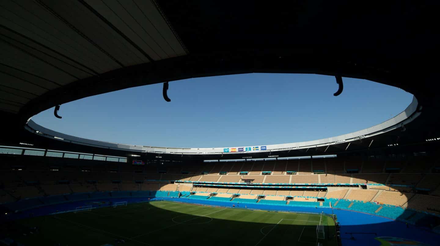 Estadio sevillano de La Cartuja, una de las sedes de la fase de grupos de la Eurocopa 2020.