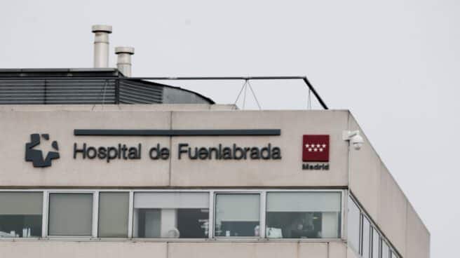 Fachada del Hospital de Fuenlabrada.