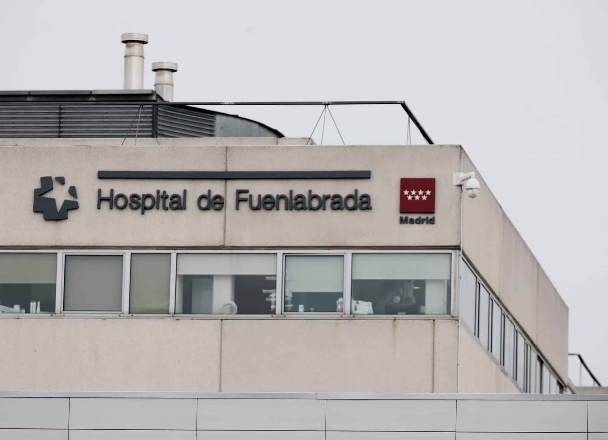 Fachada del Hospital de Fuenlabrada.