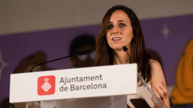 La ministra Ione Belarra, este jueves en Barcelona.