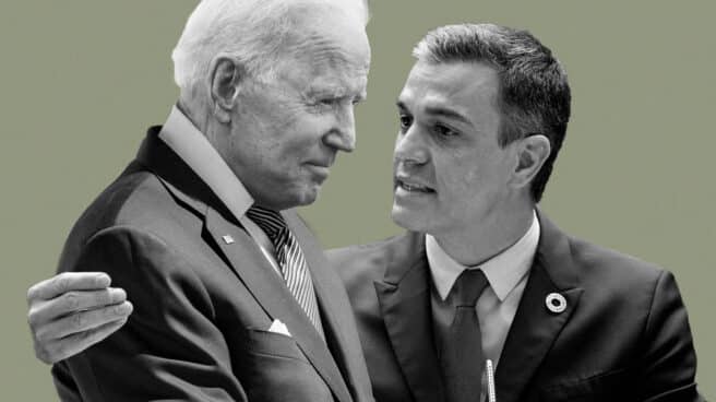 joe-biden-pedro-sanchez Montaje de Joe Biden y Pedro Sánchez
