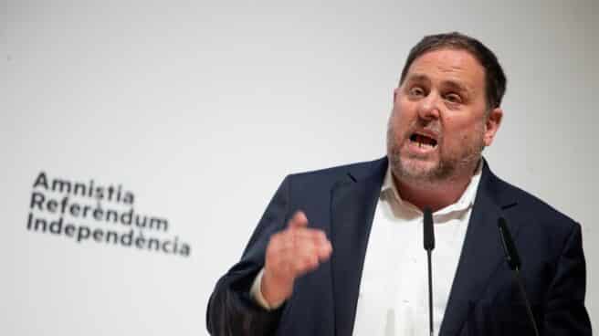 Oriol Junqueras, en un acto de ERC. Oriol Junqueras, en un acto de ERC.