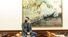 El ex diputado de Ciudadanos, Pablo Cambronero, en el Congreso.