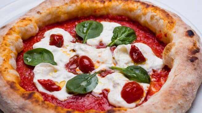 Pizza artesanal.