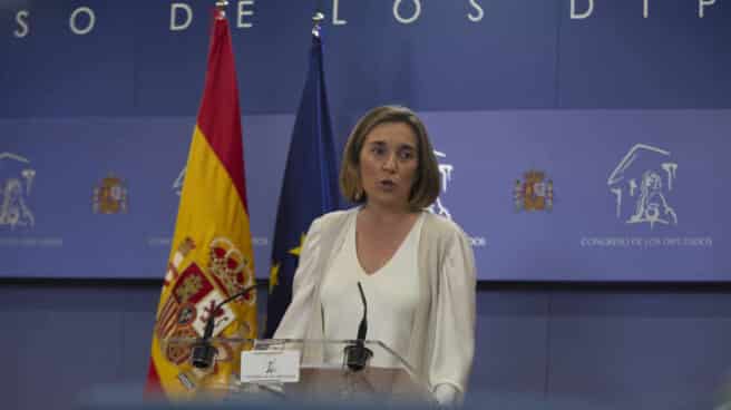 La portavoz del Grupo Parlamentario Popular en el Congreso, Cuca Gamarra.