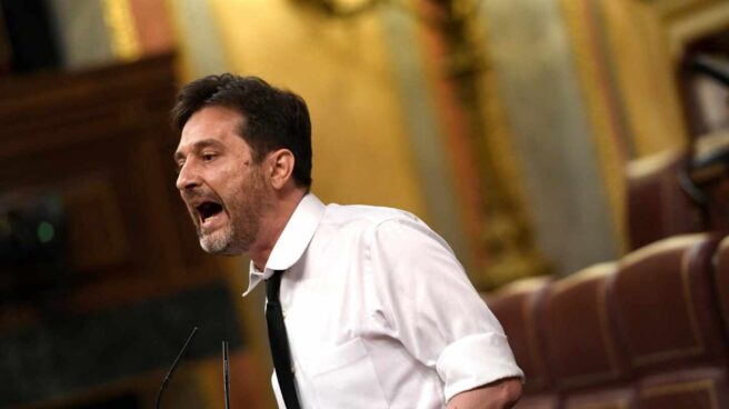 El diputado de Podemos, Rafael Mayoral, en el Congreso de los Diputados. El diputado de Podemos, Rafael Mayoral, en el Congreso de los Diputados.