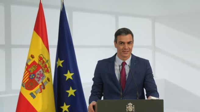 Pedro Sánchez preside un acto de homenaje a la comunidad educativa El presidente del Gobierno, Pedro Sánchez, drante un acto de homenaje a la comunidad educativa, en La Moncloa