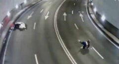 El impactante vídeo de los accidentes en un túnel de A Coruña