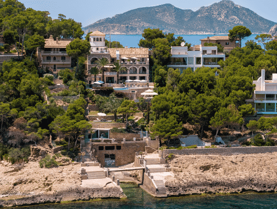 Villa con acceso directo al mar en Puerto de Andratx