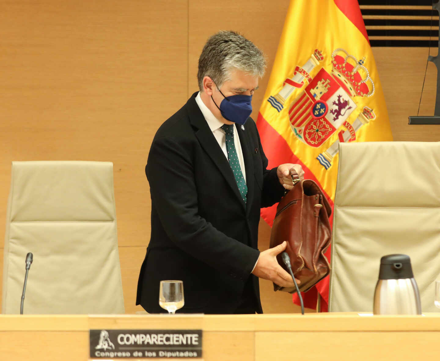 El ex director general de la Policía Ignacio Cosidó, este martes en el Congreso.