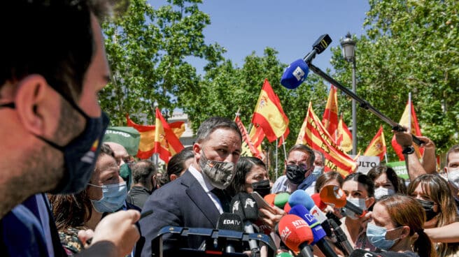 El presidente de Vox, Santiago Abascal.