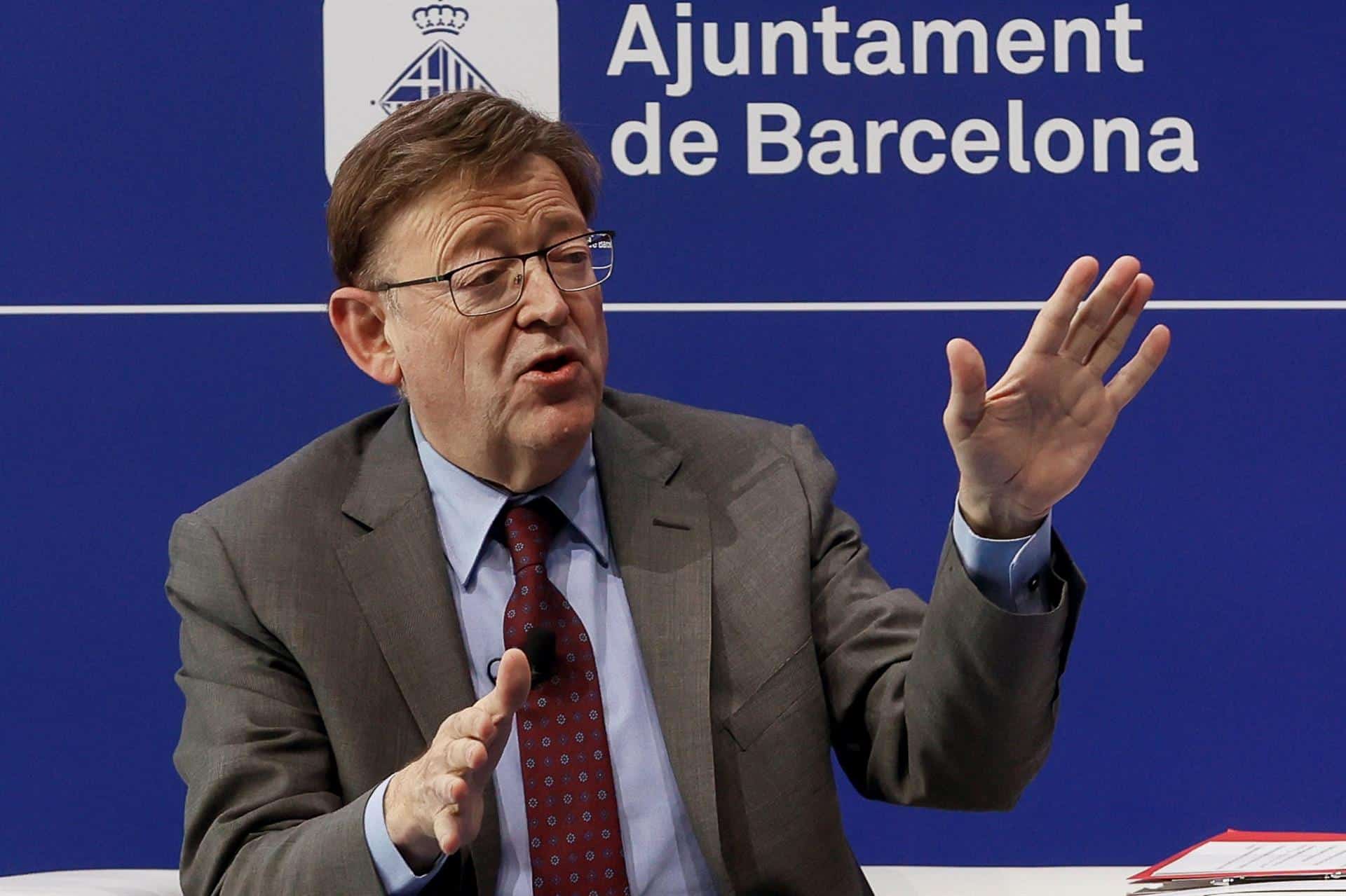 Ximo Puig, durante un acto del Cercle de Economía esta semana en Barcelona.
