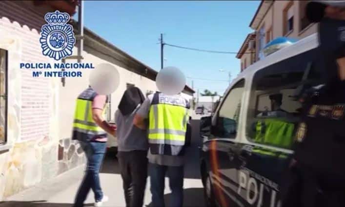 Arresto del yihadista capturado en el pueblo toledano de Santa Olalla.
