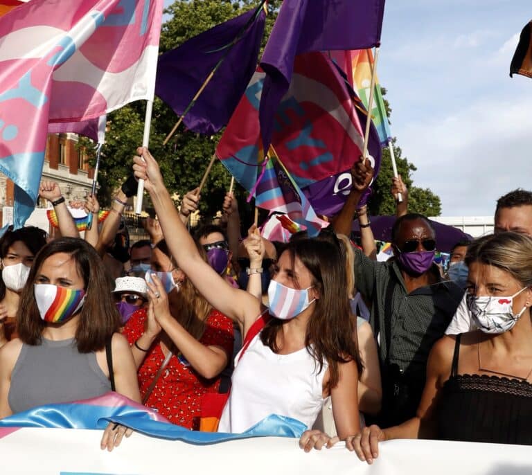 Irene Montero, en la manifestación del Orgullo LGTBI: "Estamos del lado  correcto de la historia"