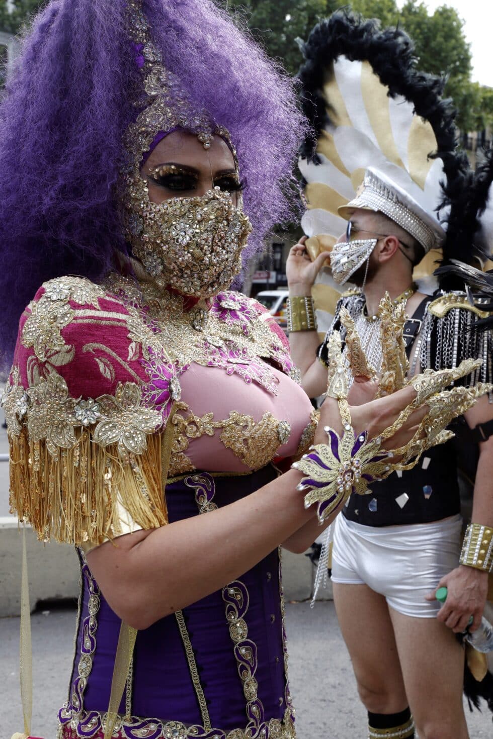 Participantes en la marcha del Orgullo LGTBI