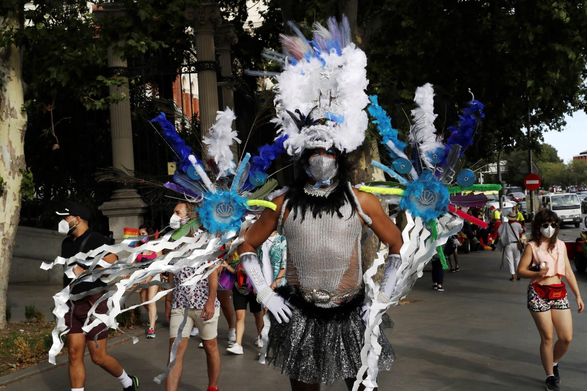 Participantes en la marcha del Orgullo LGTBI