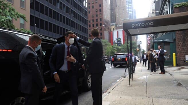 Pedro Sánchez, en Nueva York.