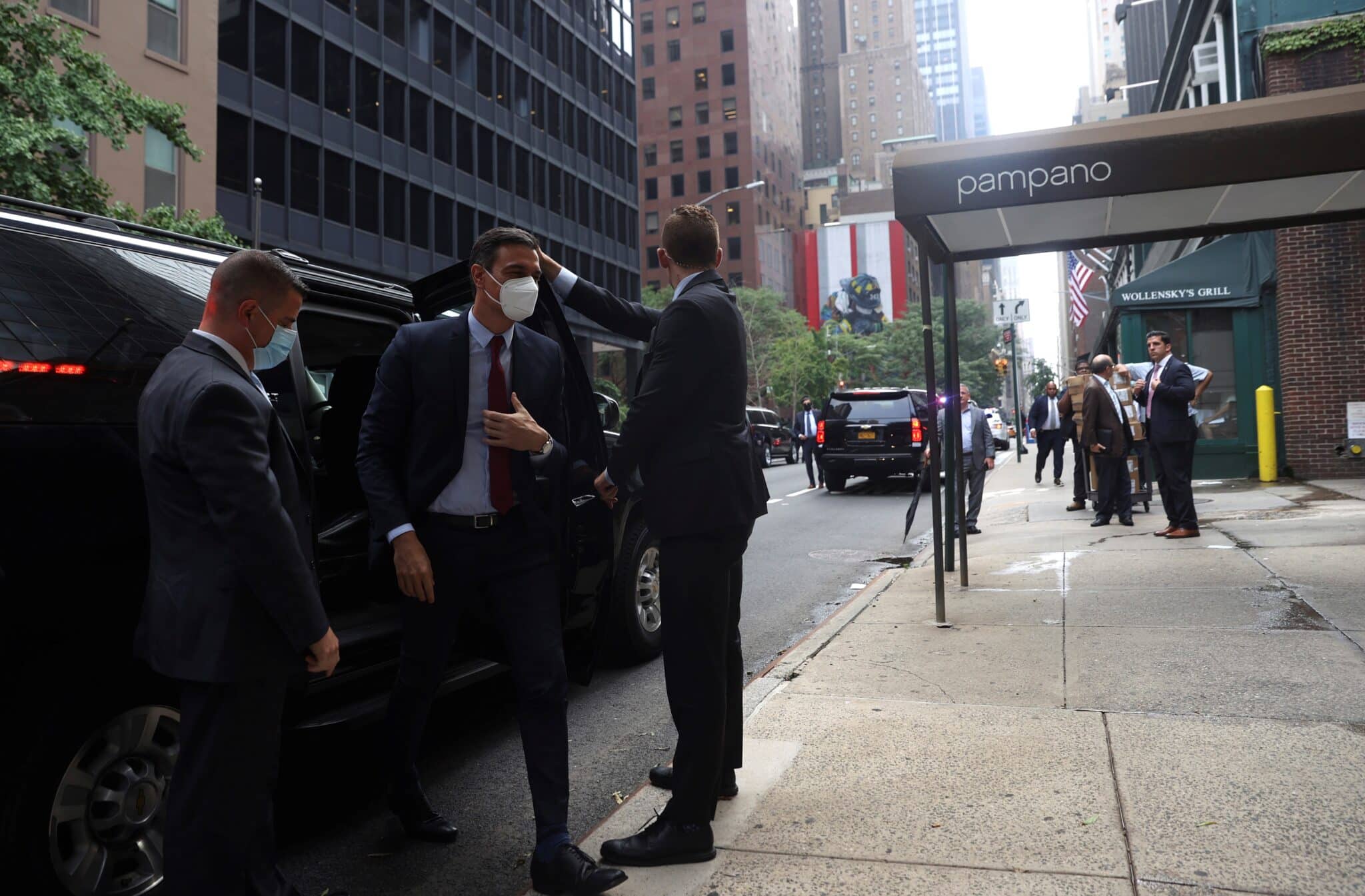 Pedro Sánchez, en Nueva York.