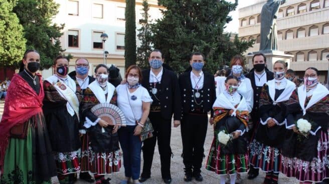 La Consejera De Igualdad Y Portavoz Del Gobierno De Castilla-La Mancha, Blanca Fernández, Durante La Pandorga De Ciudad Real.