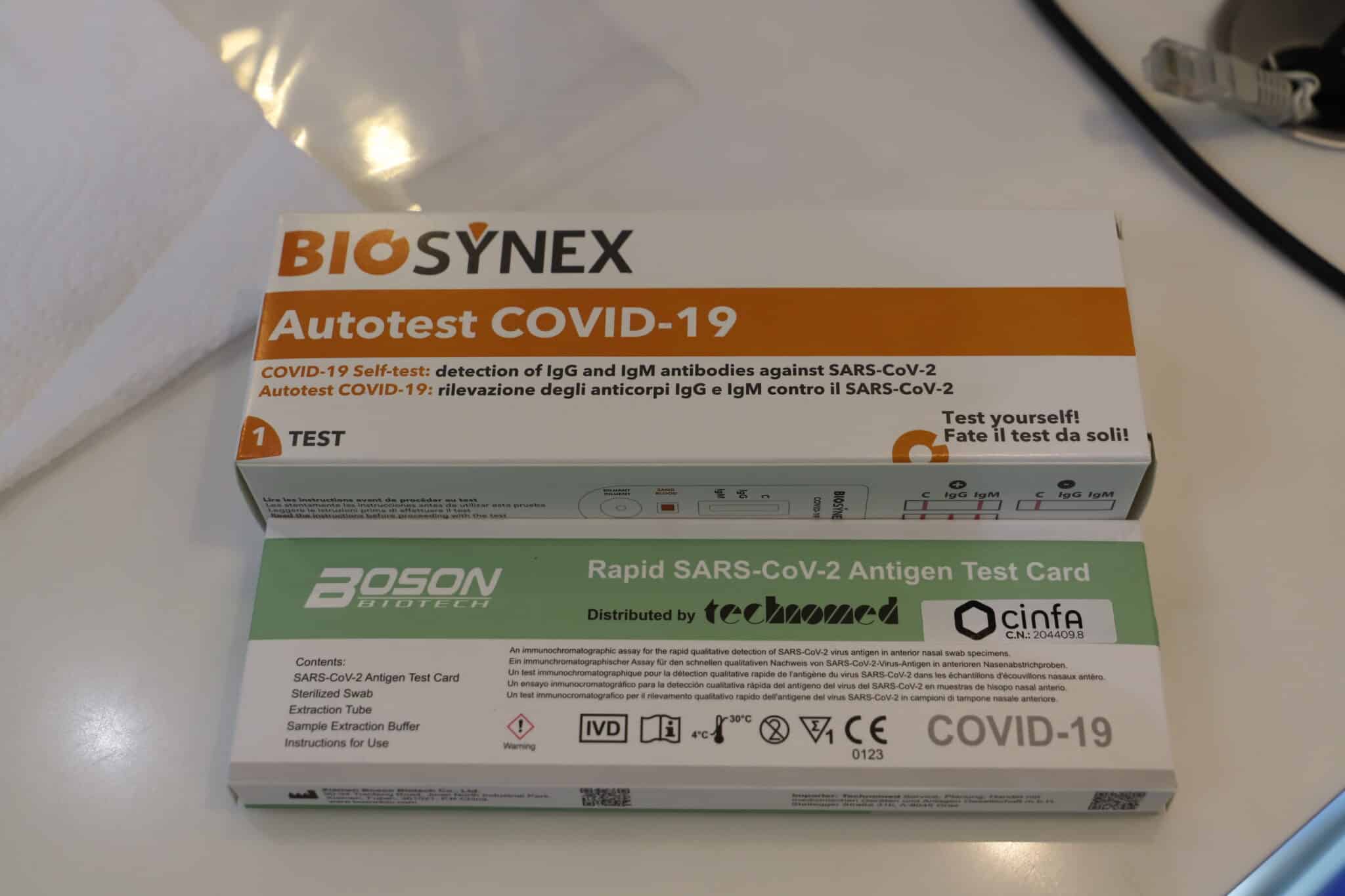 Test de autodiagnóstico de antígenos que se podrá comprar en las farmacias