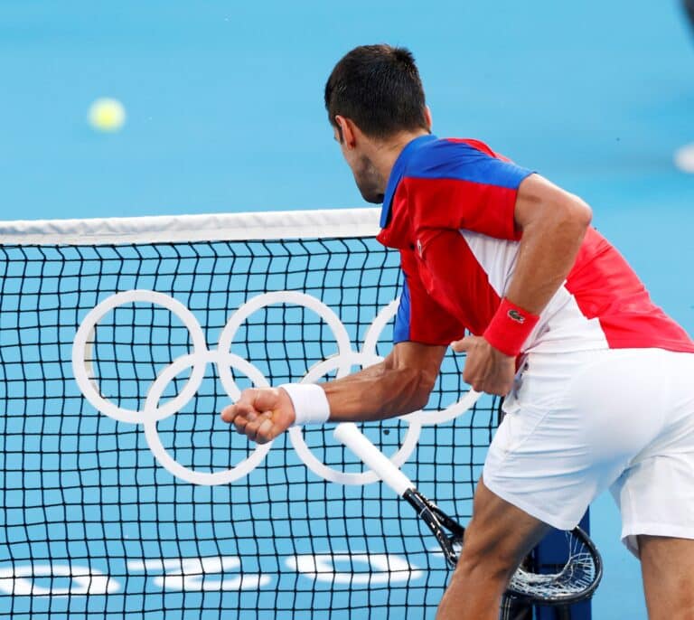 El papelón olímpico de Novak Djokovic